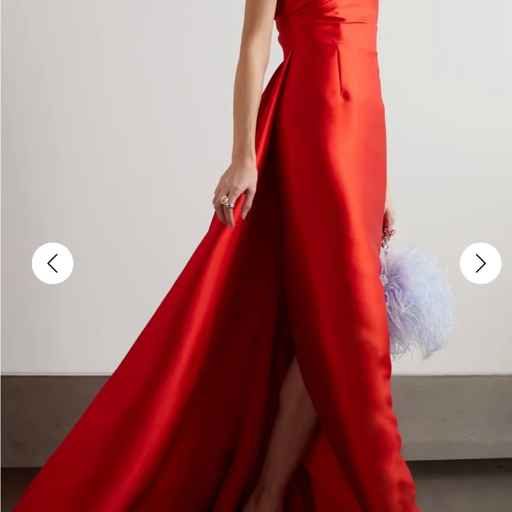 Solace London, UK10/US 6, Red gown - Picture 2 of 4